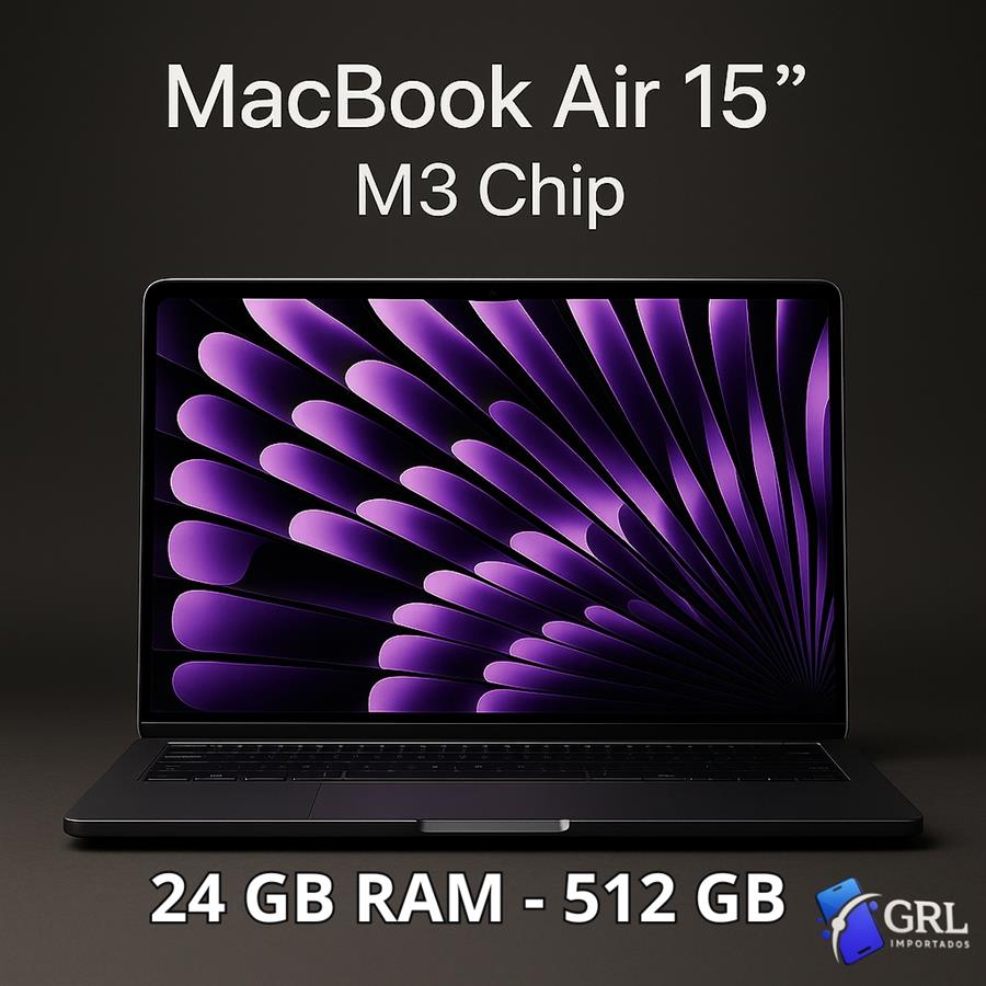 MacBook Air 15.3" M3 Chip - 24 GB UM - 512 GB -
