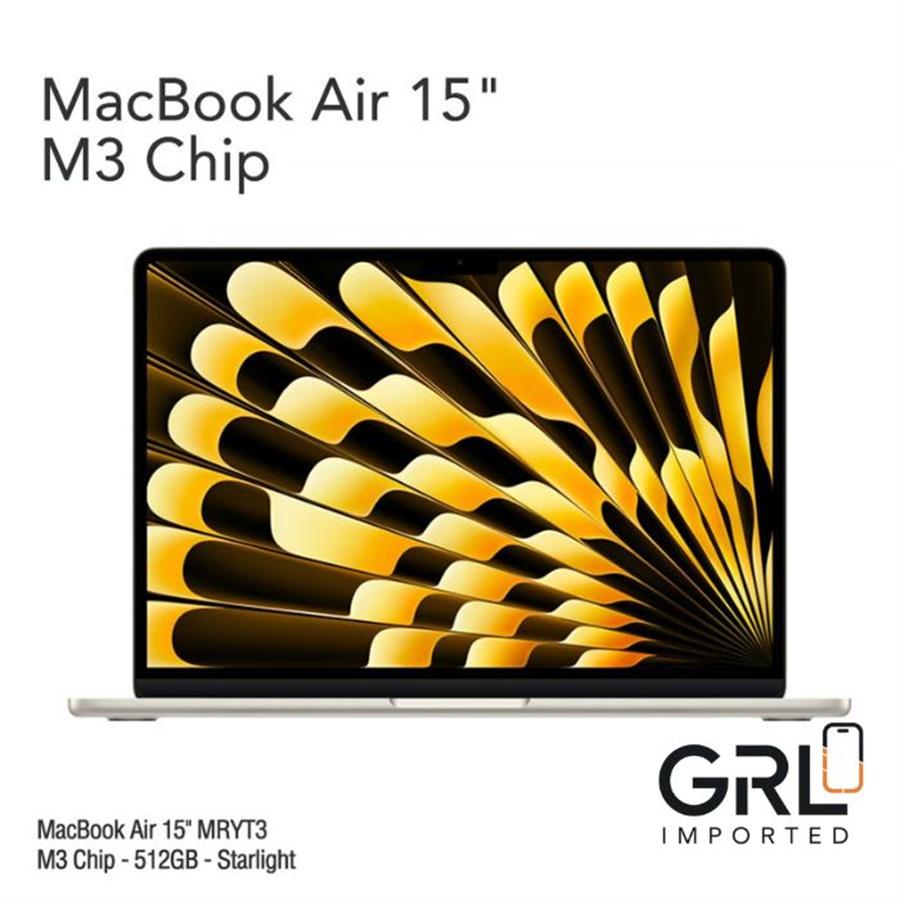 MacBook Air 15.3" M3 Chip - 8 GB UM - 512 GB -