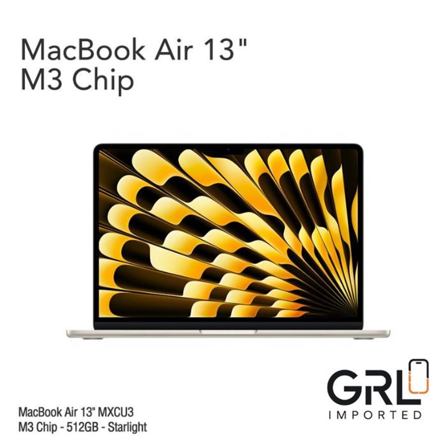 MacBook Air 13.6" M3 Chip - 16 GB UM - 512 GB -